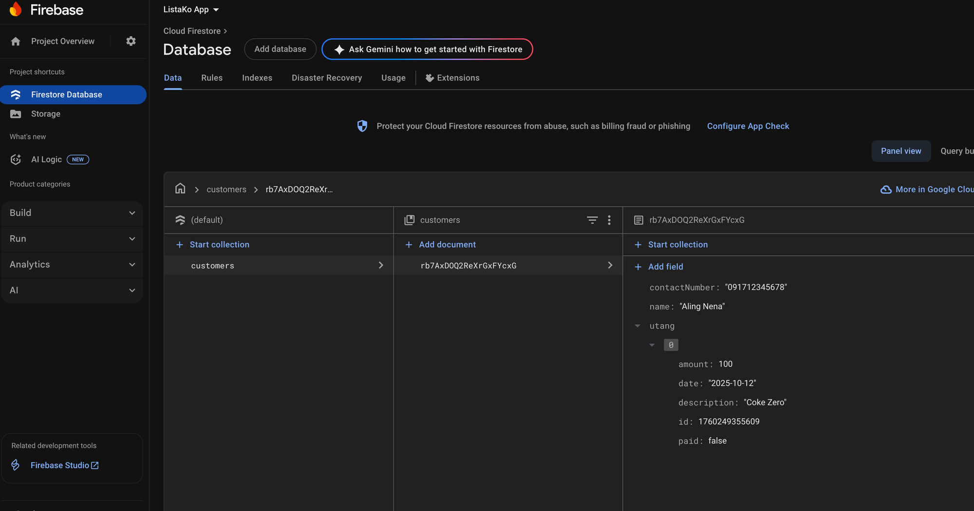 How I Built ListaKo in One Day Using AI and Firebase (Even Without Expert Coding Skills)