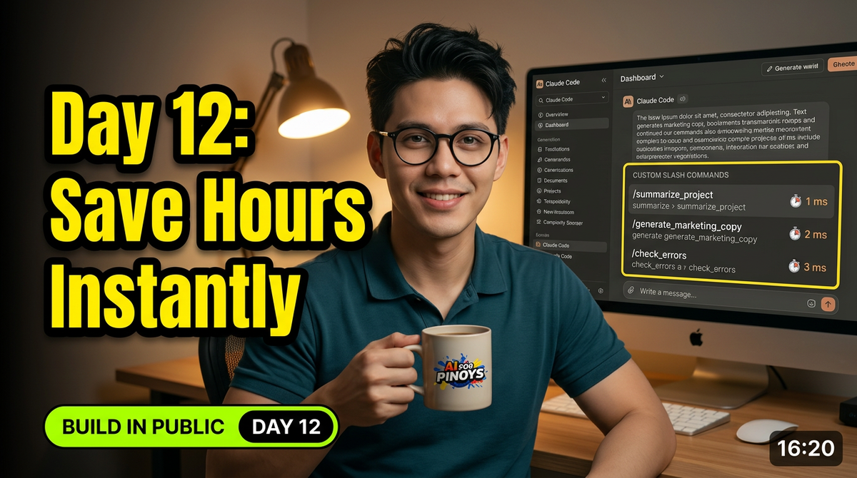 Day 12: Building Your Slash Command Library