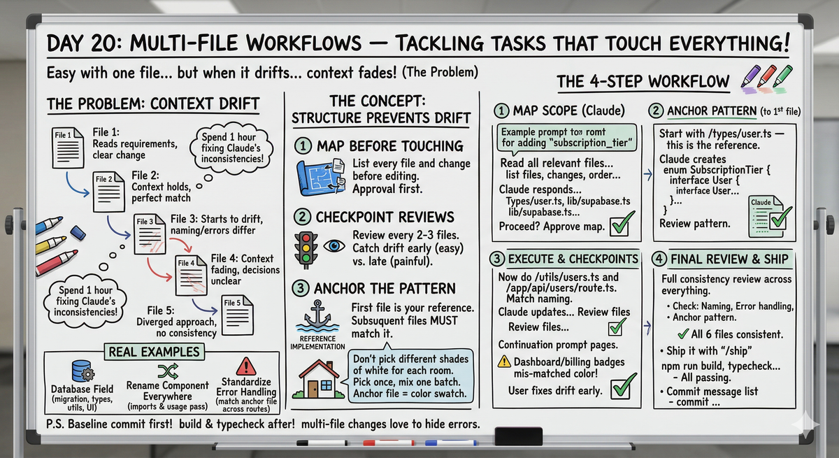 Day 20: Multi-File Workflows — When a Task Touches Everything at Once