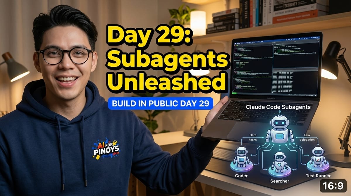 Day 29: What Subagents Are - Claude Code Delegating Work to Other Agents