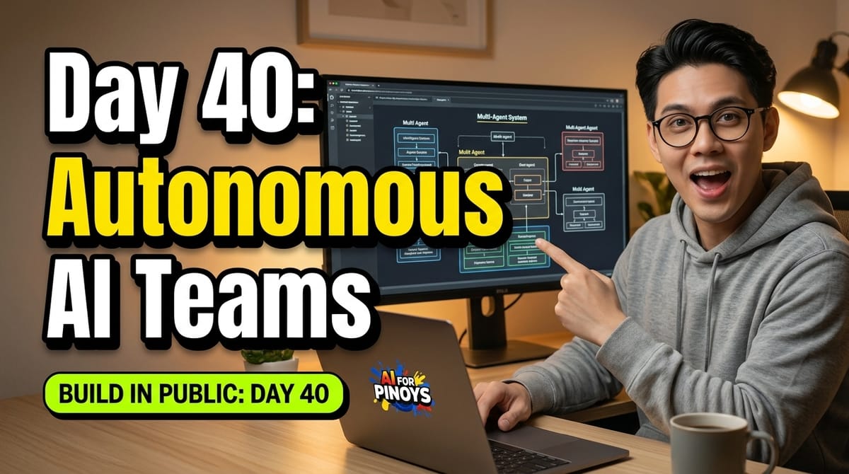 Day 40 (Bonus): Designing a Multi-Agent System From Scratch