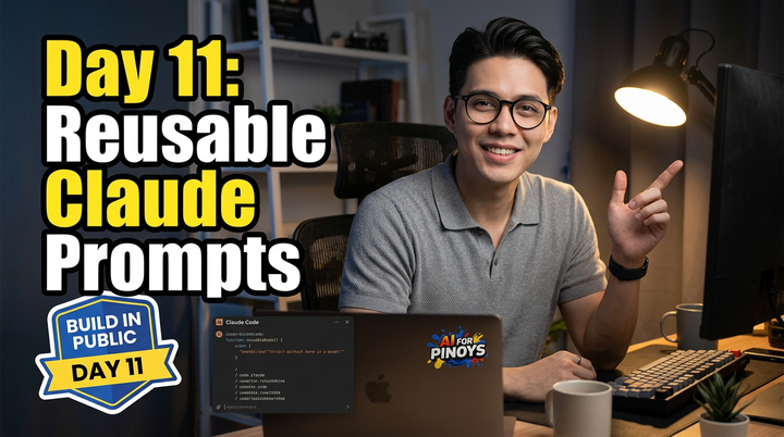 Day 11: What Slash Commands Are and Your First Custom One