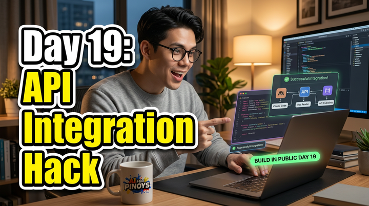 Day 19: Working with APIs And Let Claude Code Handle the Integration